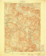 Phoenicia New York Historical topographic map, 1:62500 scale, 15 X 15 Minute, Year 1903