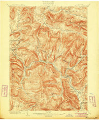 Phoenicia New York Historical topographic map, 1:62500 scale, 15 X 15 Minute, Year 1903