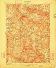Phoenicia New York Historical topographic map, 1:62500 scale, 15 X 15 Minute, Year 1903