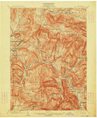 Phoenicia New York Historical topographic map, 1:62500 scale, 15 X 15 Minute, Year 1903
