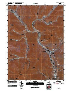 Phoenicia New York Historical topographic map, 1:24000 scale, 7.5 X 7.5 Minute, Year 2010