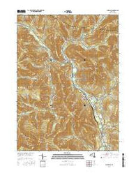 Phoenicia New York Current topographic map, 1:24000 scale, 7.5 X 7.5 Minute, Year 2016
