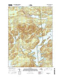 Piercefield New York Current topographic map, 1:24000 scale, 7.5 X 7.5 Minute, Year 2016