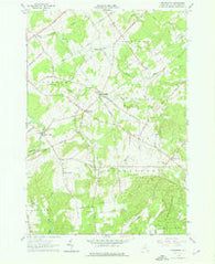 Pierrepont New York Historical topographic map, 1:24000 scale, 7.5 X 7.5 Minute, Year 1964