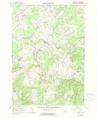 Pierrepont New York Historical topographic map, 1:24000 scale, 7.5 X 7.5 Minute, Year 1964