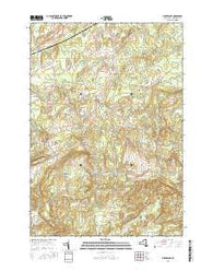 Pierrepont New York Current topographic map, 1:24000 scale, 7.5 X 7.5 Minute, Year 2016