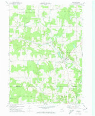 Pike New York Historical topographic map, 1:24000 scale, 7.5 X 7.5 Minute, Year 1972