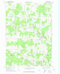 Pike New York Historical topographic map, 1:24000 scale, 7.5 X 7.5 Minute, Year 1972