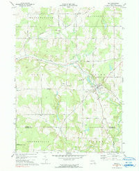 Pike New York Historical topographic map, 1:24000 scale, 7.5 X 7.5 Minute, Year 1972