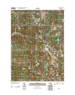 Pike New York Historical topographic map, 1:24000 scale, 7.5 X 7.5 Minute, Year 2013