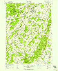 Pine Bush New York Historical topographic map, 1:24000 scale, 7.5 X 7.5 Minute, Year 1956