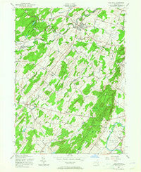 Pine Bush New York Historical topographic map, 1:24000 scale, 7.5 X 7.5 Minute, Year 1956