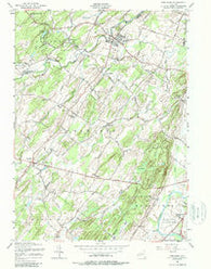 Pine Bush New York Historical topographic map, 1:24000 scale, 7.5 X 7.5 Minute, Year 1956