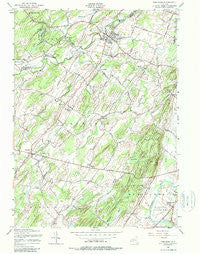 Pine Bush New York Historical topographic map, 1:24000 scale, 7.5 X 7.5 Minute, Year 1956