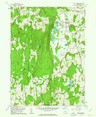 Pine Plains New York Historical topographic map, 1:24000 scale, 7.5 X 7.5 Minute, Year 1960