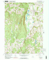 Pine Plains New York Historical topographic map, 1:24000 scale, 7.5 X 7.5 Minute, Year 1960