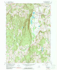 Pine Plains New York Historical topographic map, 1:24000 scale, 7.5 X 7.5 Minute, Year 1960