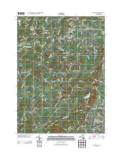 Pine Bush New York Historical topographic map, 1:24000 scale, 7.5 X 7.5 Minute, Year 2013