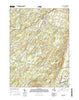 Pine Bush New York Current topographic map, 1:24000 scale, 7.5 X 7.5 Minute, Year 2016