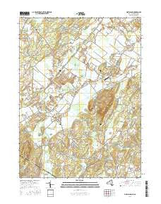 Pine Island New York Current topographic map, 1:24000 scale, 7.5 X 7.5 Minute, Year 2016
