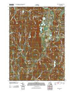 Pine Plains New York Historical topographic map, 1:24000 scale, 7.5 X 7.5 Minute, Year 2010