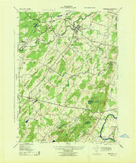 Pinebush New York Historical topographic map, 1:31680 scale, 7.5 X 7.5 Minute, Year 1943