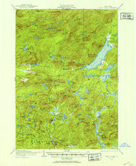 Piseco Lake New York Historical topographic map, 1:62500 scale, 15 X 15 Minute, Year 1904