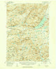 Piseco Lake New York Historical topographic map, 1:62500 scale, 15 X 15 Minute, Year 1954