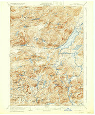 Piseco Lake New York Historical topographic map, 1:62500 scale, 15 X 15 Minute, Year 1906