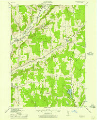 Pitcher New York Historical topographic map, 1:24000 scale, 7.5 X 7.5 Minute, Year 1944