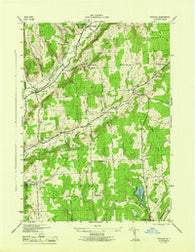 Pitcher New York Historical topographic map, 1:31680 scale, 7.5 X 7.5 Minute, Year 1944