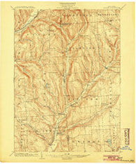 Pitcher New York Historical topographic map, 1:62500 scale, 15 X 15 Minute, Year 1904
