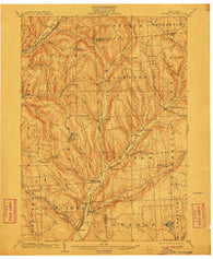 Pitcher New York Historical topographic map, 1:62500 scale, 15 X 15 Minute, Year 1904