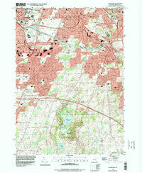 Pittsford New York Historical topographic map, 1:24000 scale, 7.5 X 7.5 Minute, Year 1994