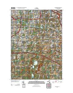 Pittsford New York Historical topographic map, 1:24000 scale, 7.5 X 7.5 Minute, Year 2013