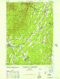 Plattekill New York Historical topographic map, 1:24000 scale, 7.5 X 7.5 Minute, Year 1946