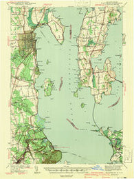 Plattsburg New York Historical topographic map, 1:62500 scale, 15 X 15 Minute, Year 1941
