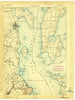 Plattsburg New York Historical topographic map, 1:62500 scale, 15 X 15 Minute, Year 1894