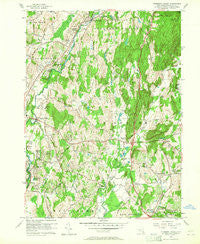 Pleasant Valley New York Historical topographic map, 1:24000 scale, 7.5 X 7.5 Minute, Year 1957