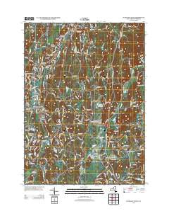 Pleasant Valley New York Historical topographic map, 1:24000 scale, 7.5 X 7.5 Minute, Year 2013