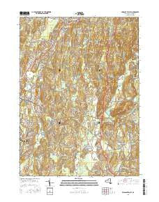 Pleasant Valley New York Current topographic map, 1:24000 scale, 7.5 X 7.5 Minute, Year 2016