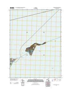 Plum Island New York Historical topographic map, 1:24000 scale, 7.5 X 7.5 Minute, Year 2013
