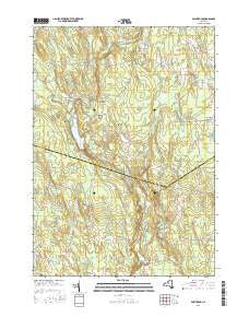 Point Rock New York Current topographic map, 1:24000 scale, 7.5 X 7.5 Minute, Year 2016
