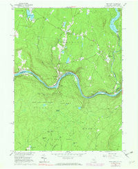 Pond Eddy New York Historical topographic map, 1:24000 scale, 7.5 X 7.5 Minute, Year 1965