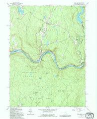 Pond Eddy New York Historical topographic map, 1:24000 scale, 7.5 X 7.5 Minute, Year 1992