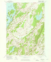 Pope Mills New York Historical topographic map, 1:24000 scale, 7.5 X 7.5 Minute, Year 1961