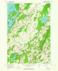Pope Mills New York Historical topographic map, 1:24000 scale, 7.5 X 7.5 Minute, Year 1961