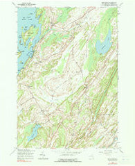 Pope Mills New York Historical topographic map, 1:24000 scale, 7.5 X 7.5 Minute, Year 1961