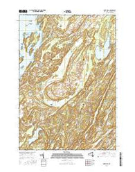 Pope Mills New York Current topographic map, 1:24000 scale, 7.5 X 7.5 Minute, Year 2016