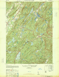 Popolopen Lake New York Historical topographic map, 1:24000 scale, 7.5 X 7.5 Minute, Year 1946